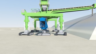 Dry tailing stacking Dry tailing stacking