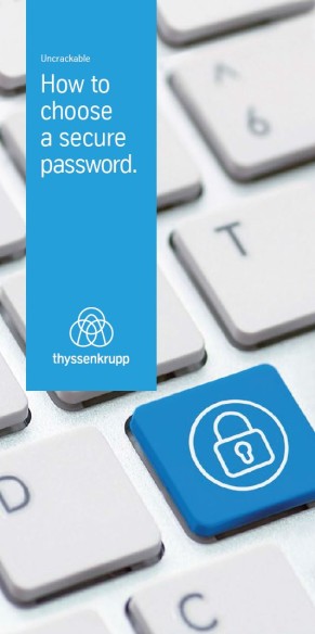 Flyer Passwort Sicherheit