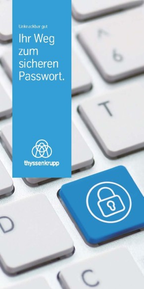 Flyer Passwort Sicherheit