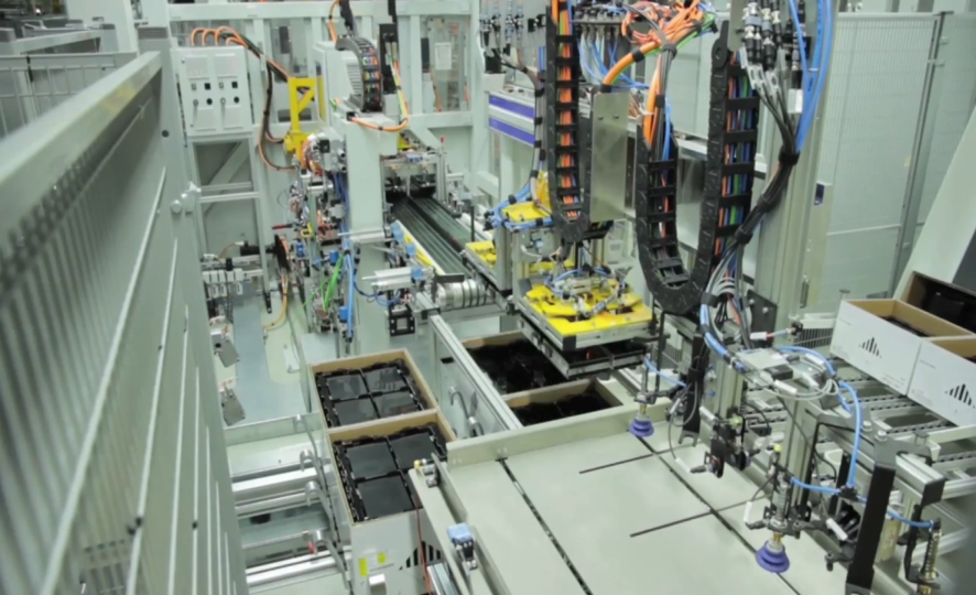 Module and pack assembly of a high voltage battery with end-of-line test Module and pack assembly of a high voltage battery with end-of-line test