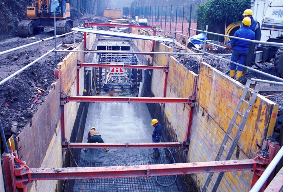 KRINGS Single slide rail system, parallel shoring, EG PV KRINGS Single slide rail system, parallel shoring, EG PV