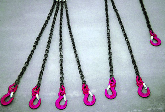Chain sling connections Chain sling connections