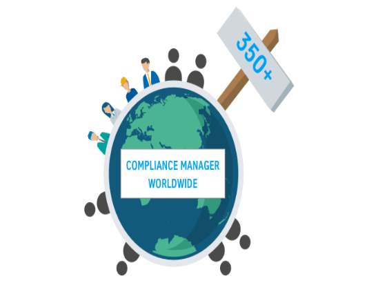 Over 350 Comliance Manager worldwide Over 350 Comliance Manager worldwide