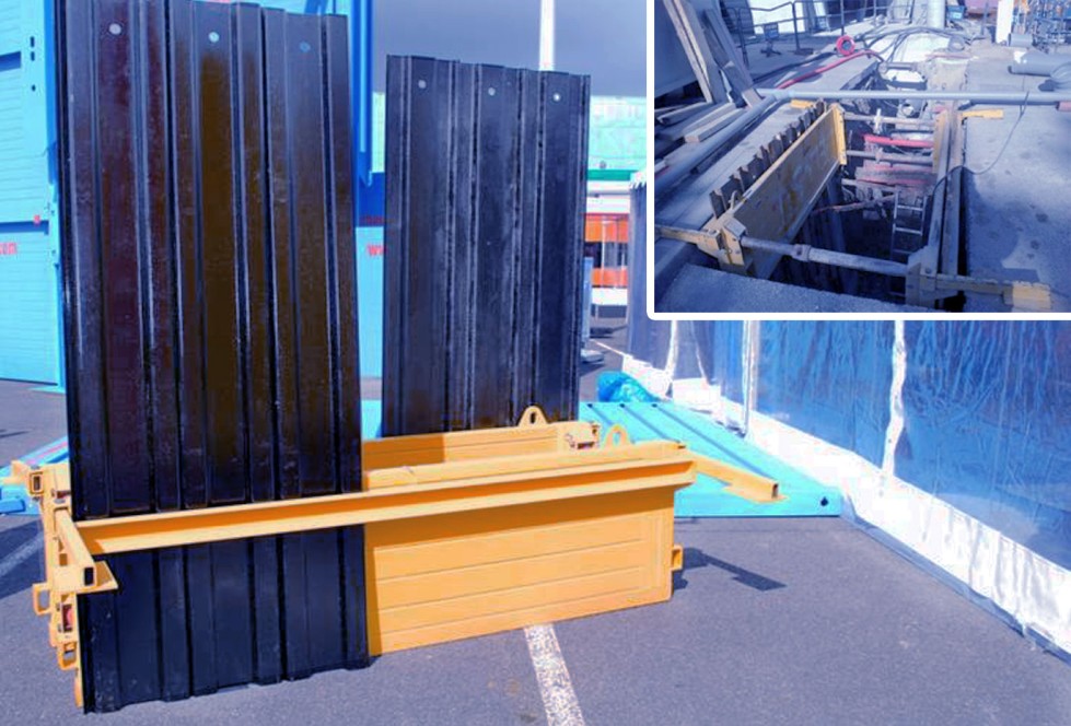 KRINGS piling frame element BLU