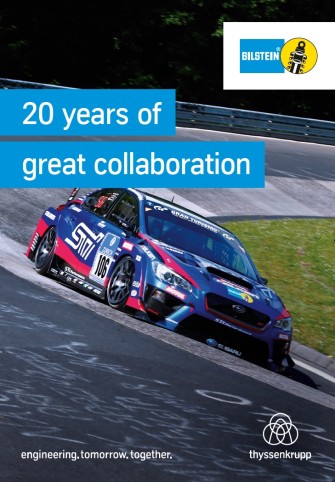 20 years ago, BILSTEIN shock absorbers first became an official extra for the Legacy 20 years ago, BILSTEIN shock absorbers first became an official extra for the Legacy