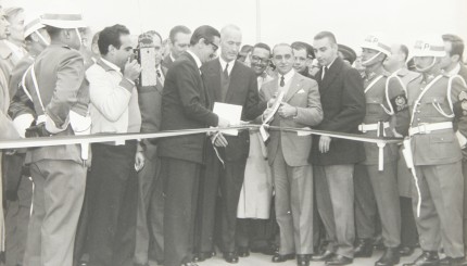 1961 inauguração da Metalúrgica Campo Limpo primeira planta da thyssenkrupp fora da Europa