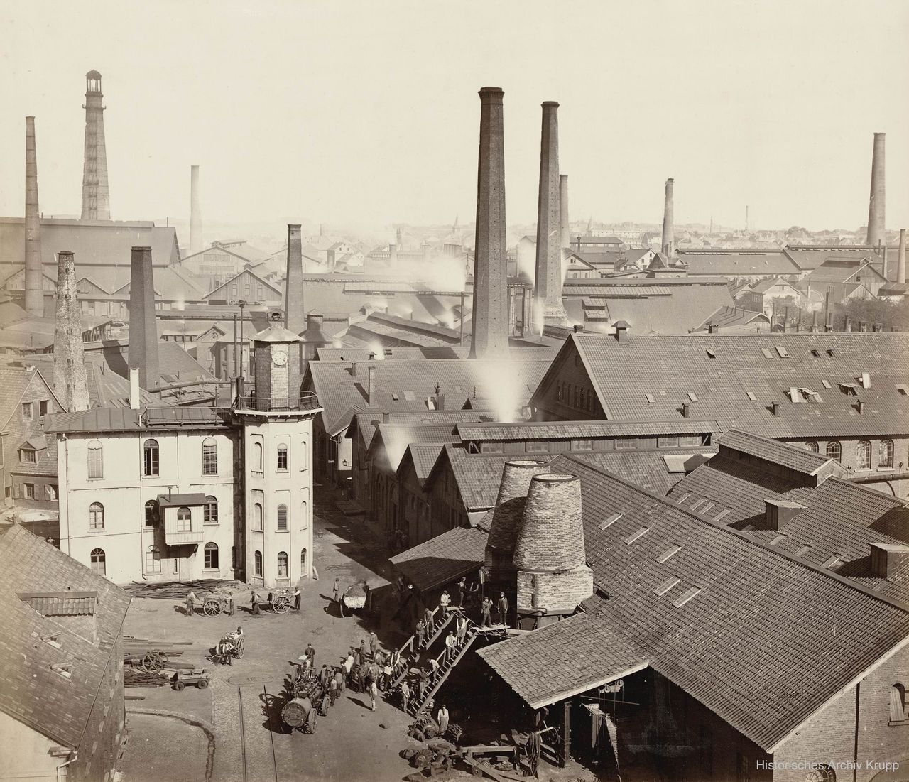 Alfred Krupp met the first delegation from China