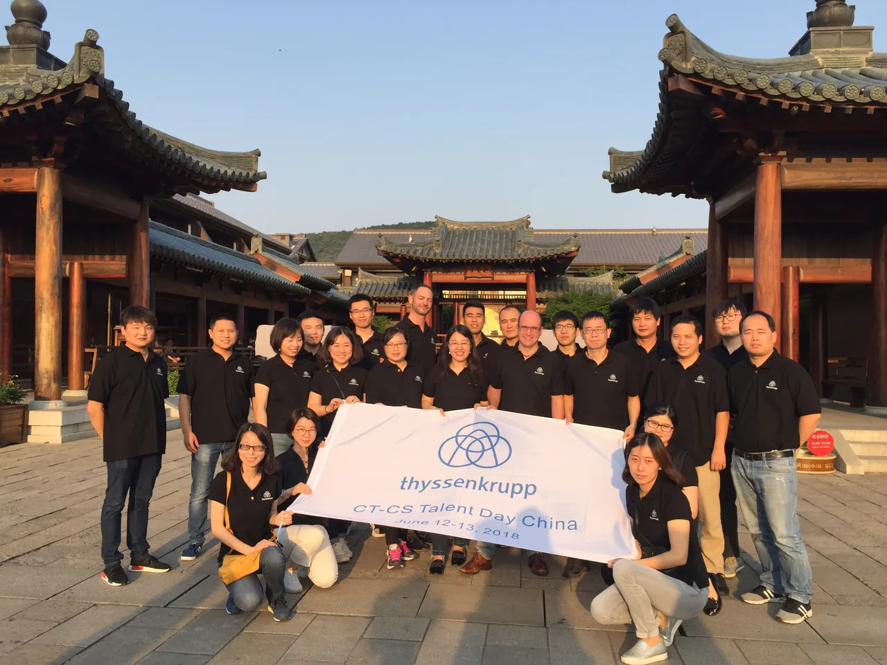 Employees at the CT-CS Talent Day in China