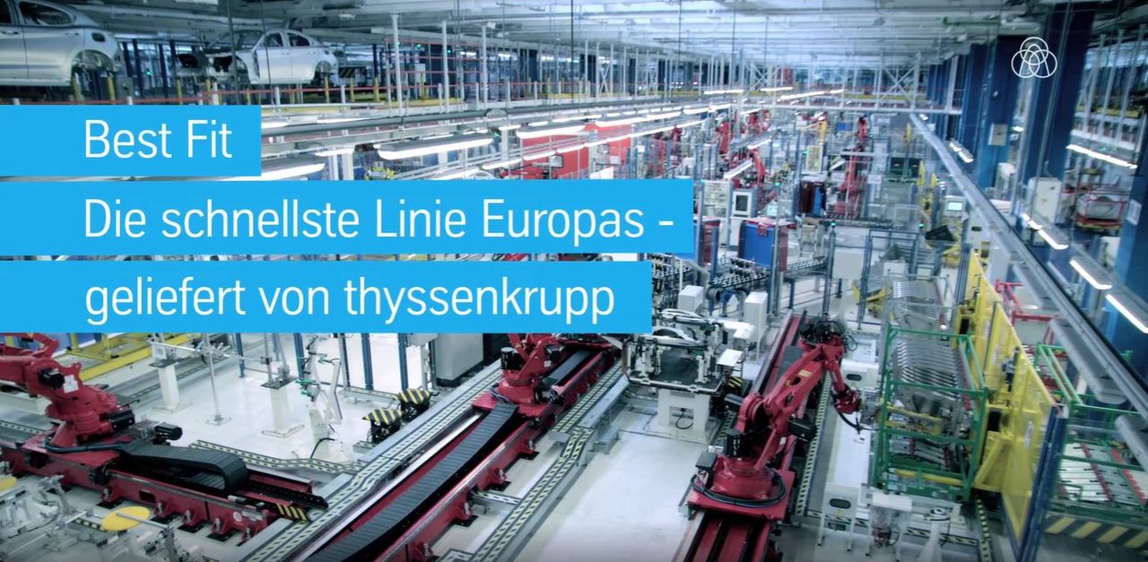 Best Fit - Die schnellste Linie Europas wurde von thyssenkrupp geliefert