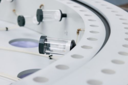 Primo piano della soluzione pronta per la torre 