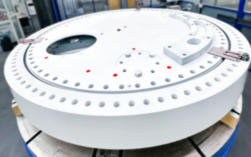 Torre pronta fotografata dall'alto