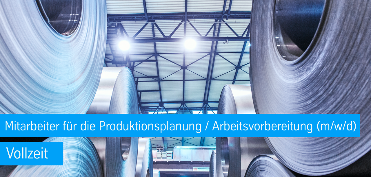 Mitarbeiter/in Produktionsplanung / Arbeitsvorbereitung - Vollzeit