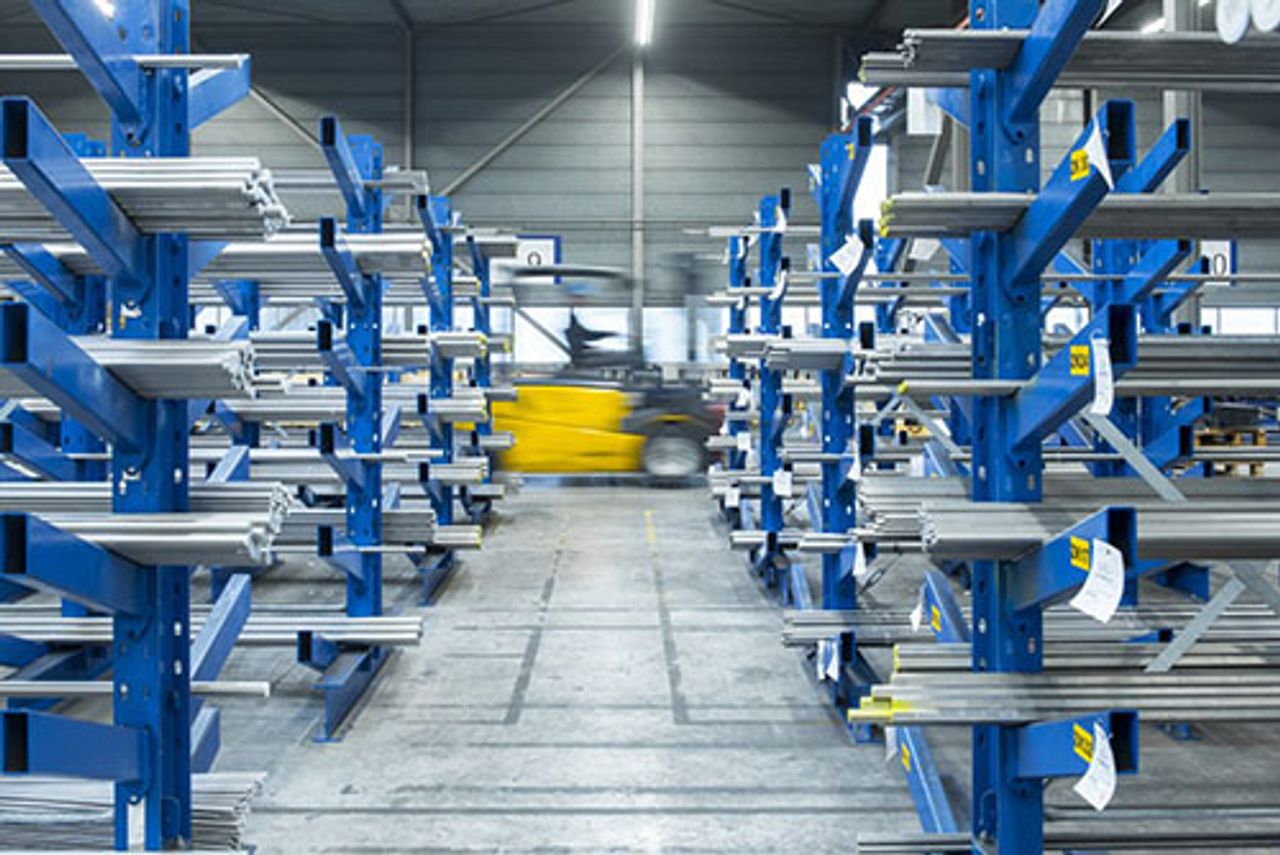 Magazijn van thyssenkrupp