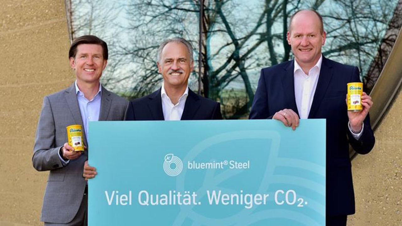 voedselblikje in CO2 gereduceerd staal