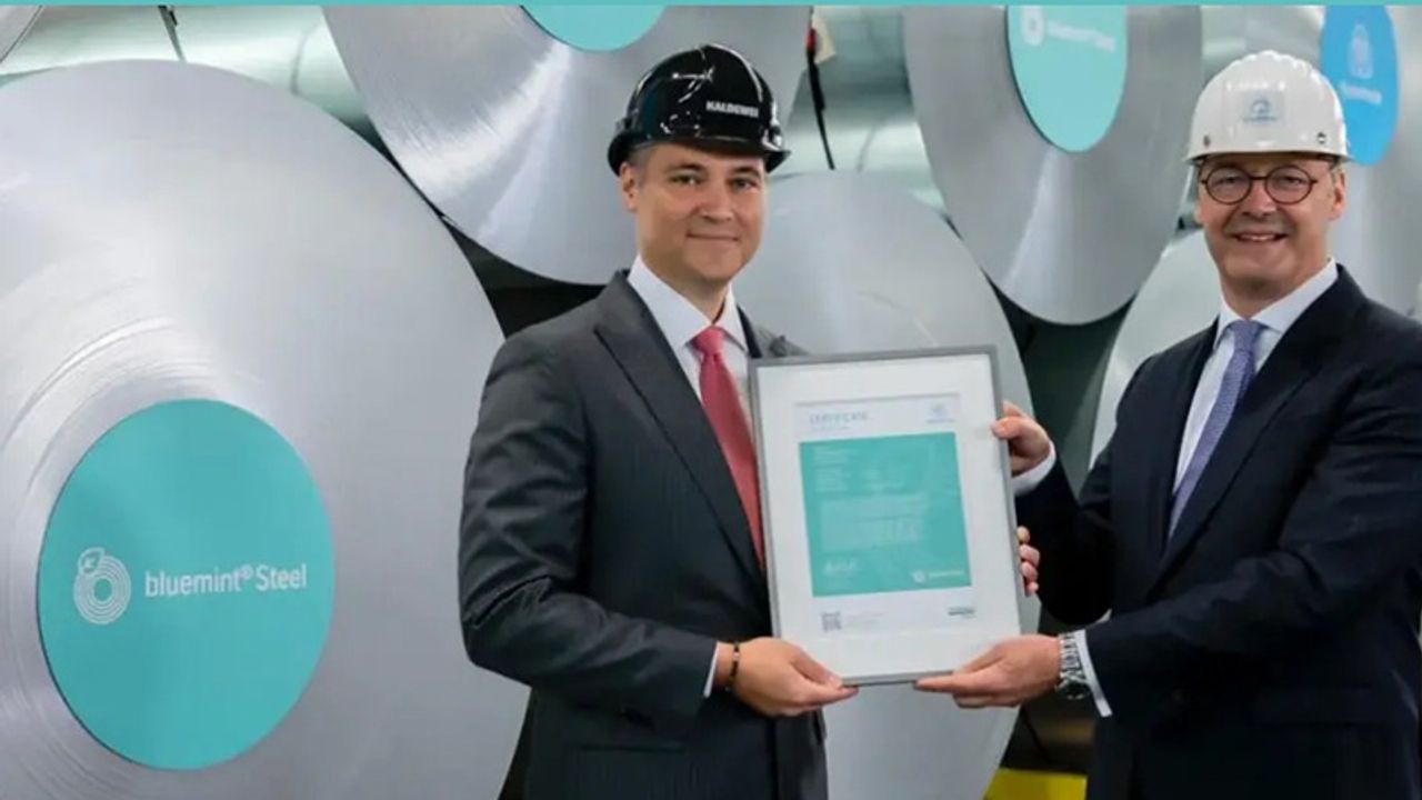 CO gereduceerd staal bij Kaldewei