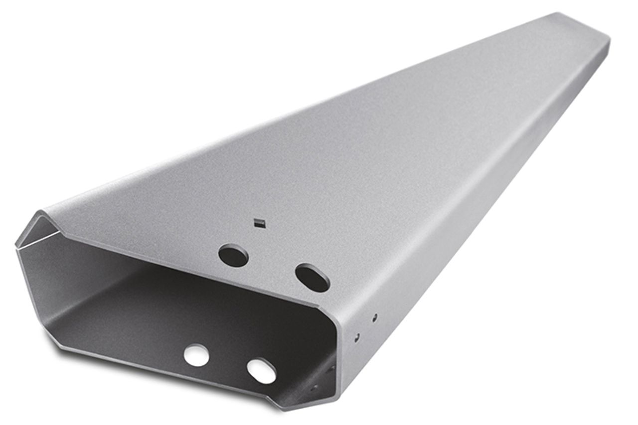 Geplooid stuk metaal