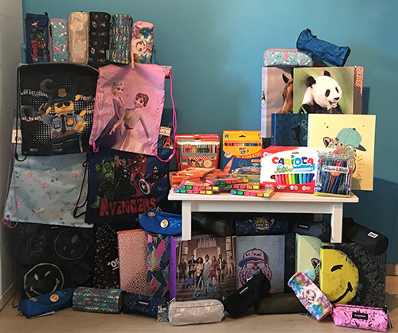 Eén van de donaties van thyssenkrupp Materials Belgium aan SOS Kinderdorpen