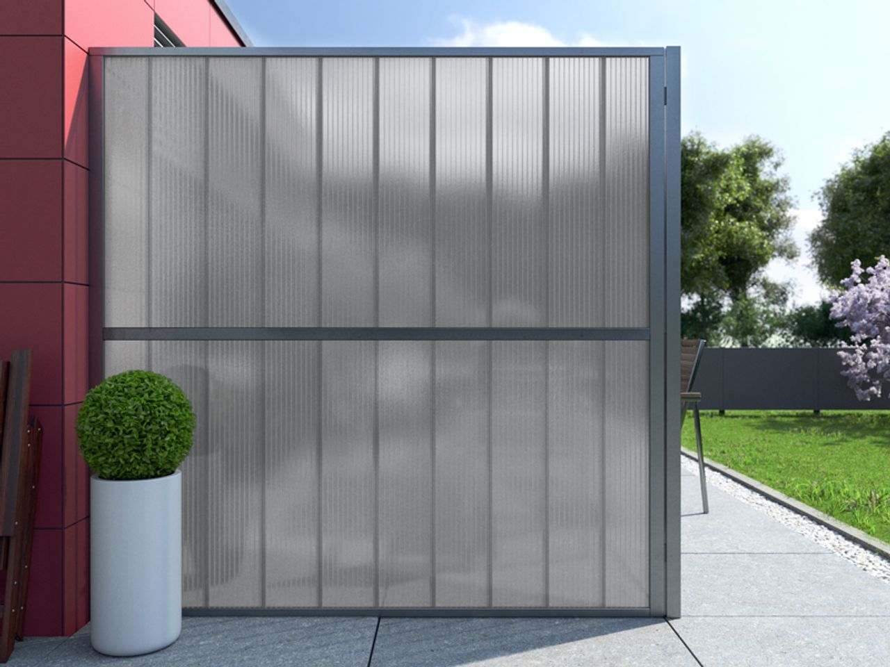 lyx® WPC Diele anthrazit, brushed