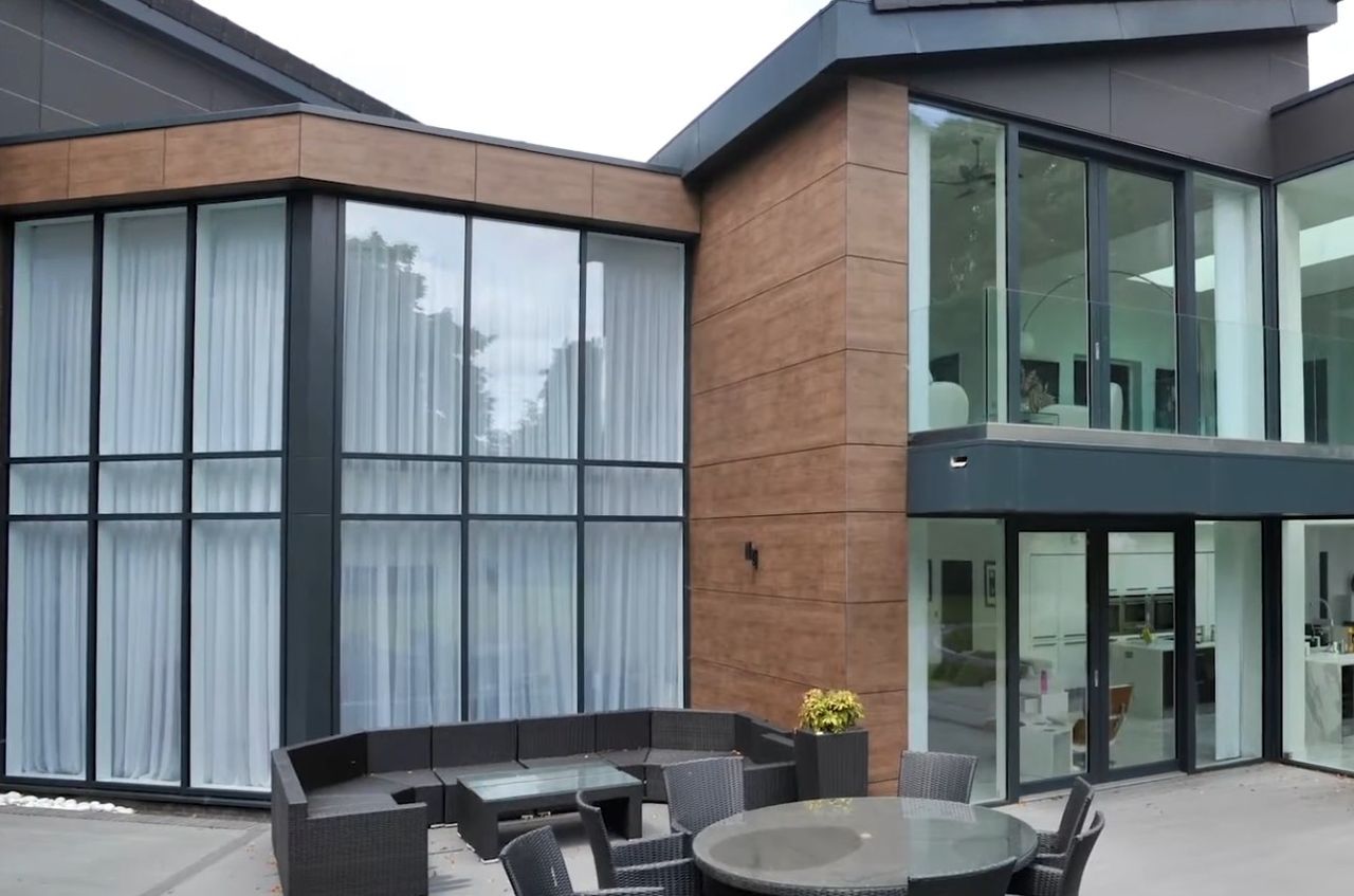 Traumhafte Wohngebäude mit Trespa Meteon