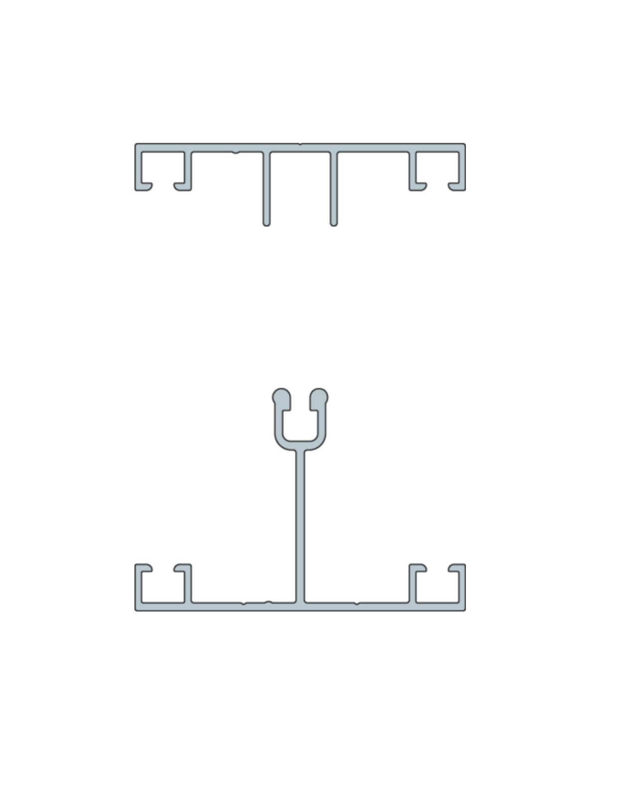 Zeichnung einer lyx® Mittelsprosse