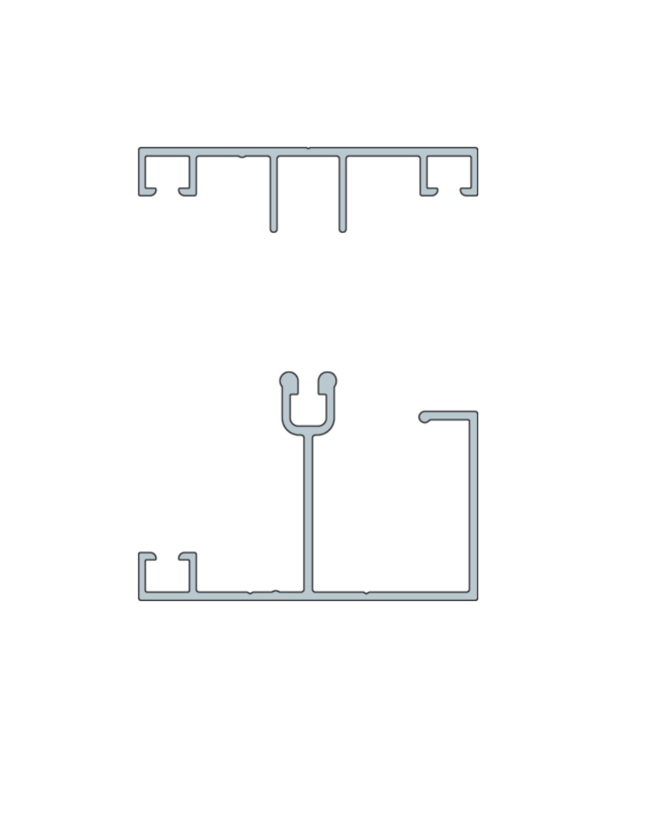 Zeichnung einer lyx® Randsprosse