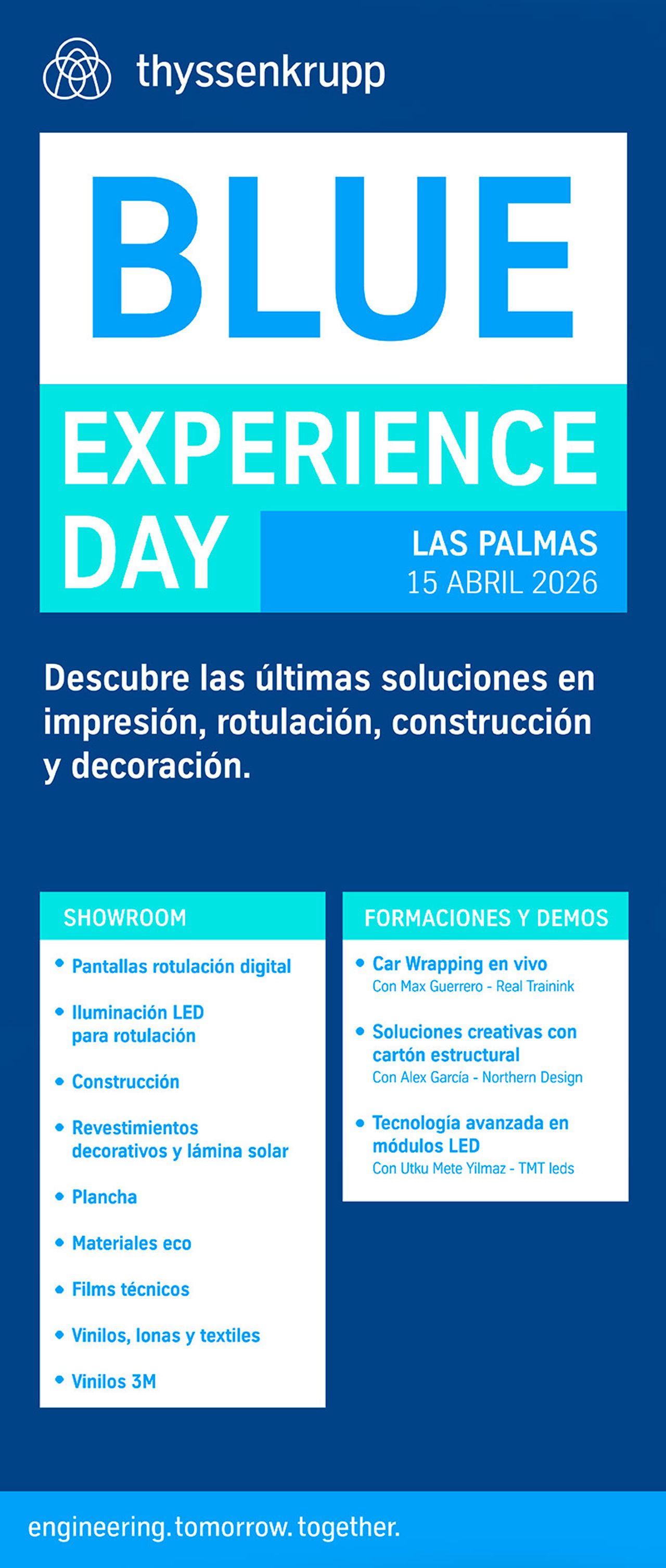 BLUE EXPERIENCE DAY