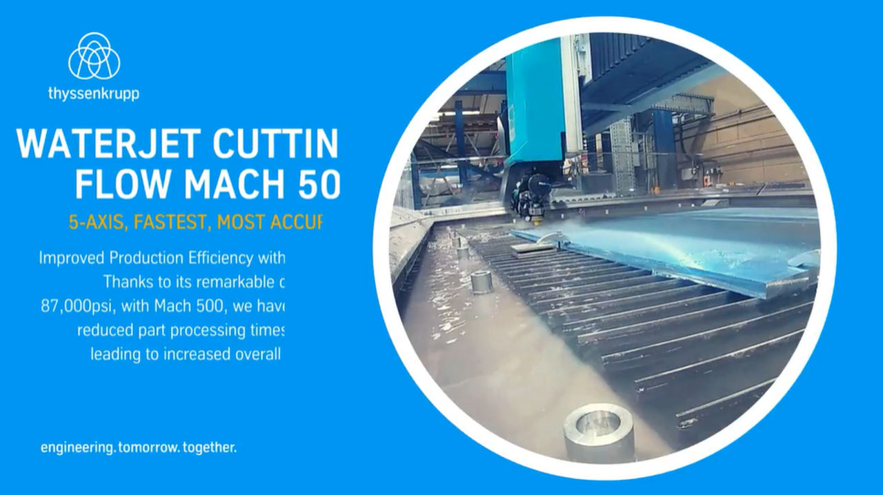5-axis Flow Waterjet Cutting