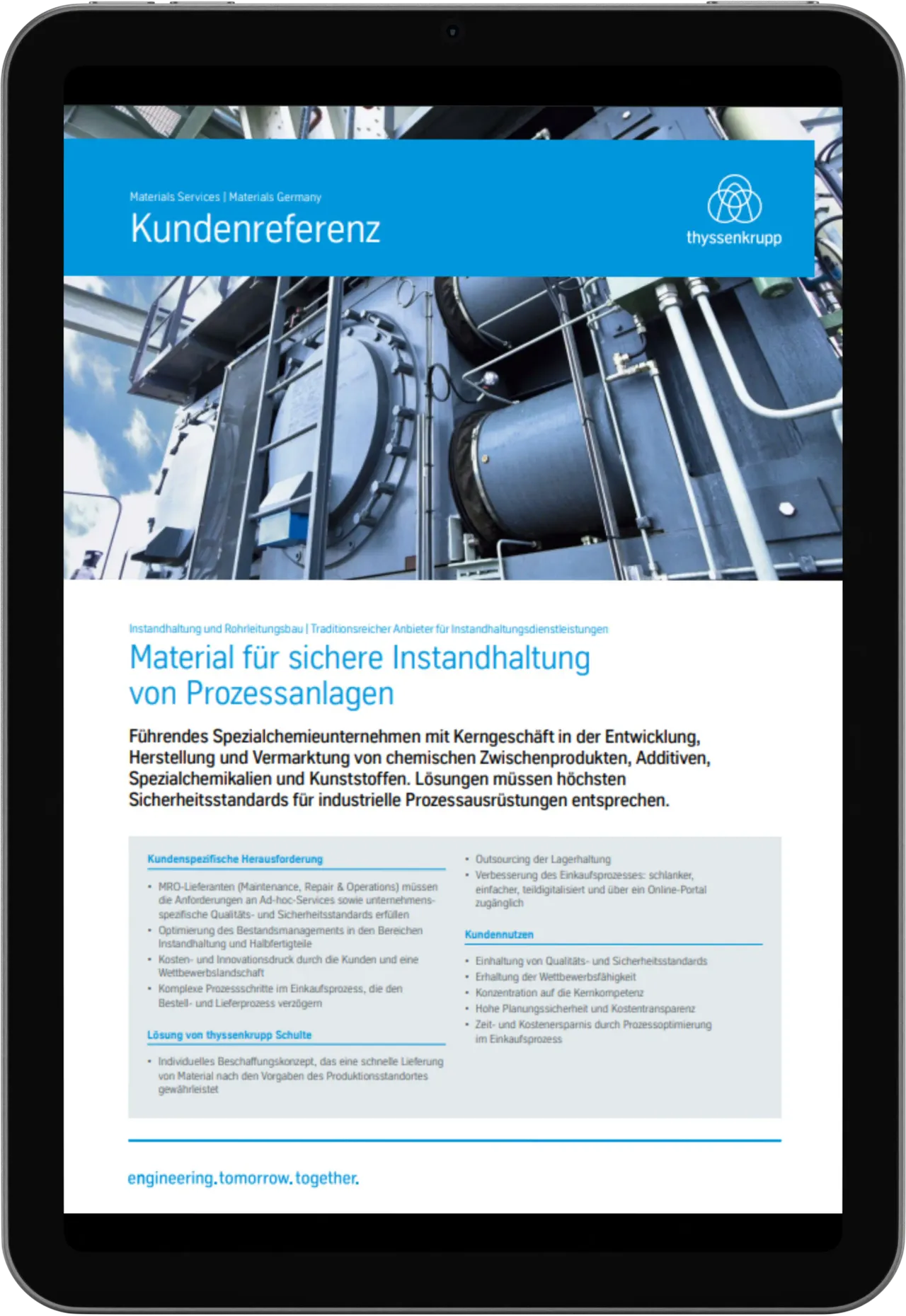 case study Instandhaltung und Wartung download