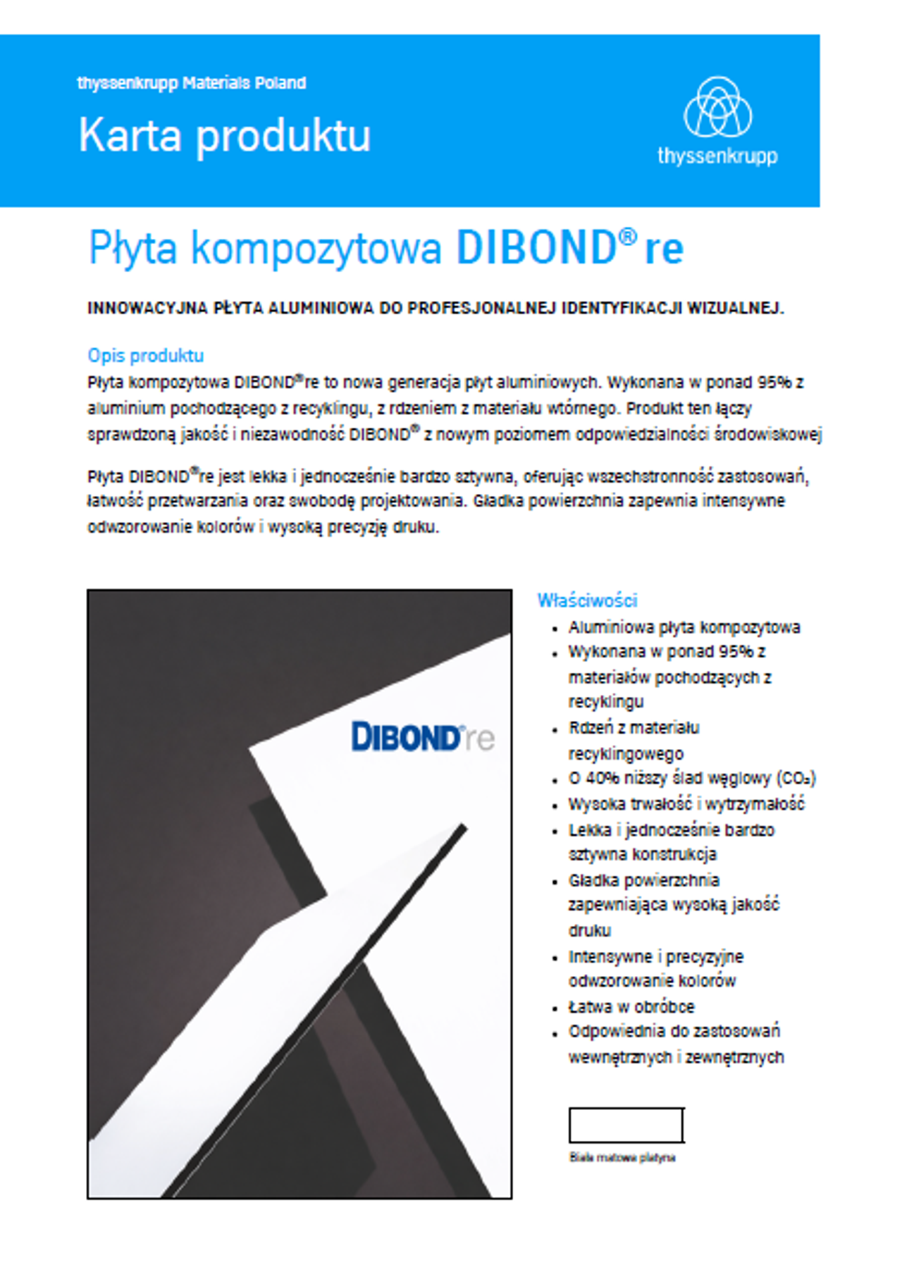 dibond® re-thyssenkrupp-materials-poland