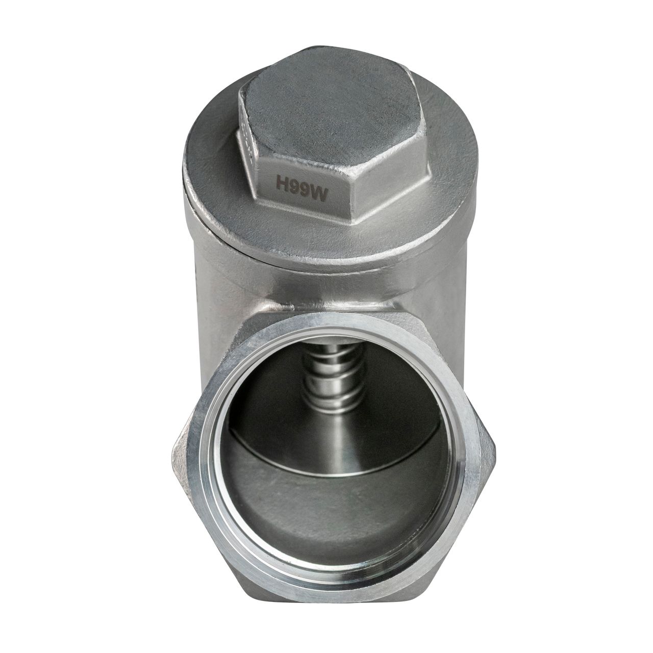 Rückschlagventile Edelstahl 1.4301 – leichte Bauform, PN 16, Eco-Line | Pneumatikshop │Pneumatikshop